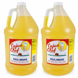 Cajun Chef Dill Brine - Perfect for Brining, Relieves Muscle Cramps, Bloody Mary's, Hydration, Recovery and More (1 Gallon (Pack of 2))