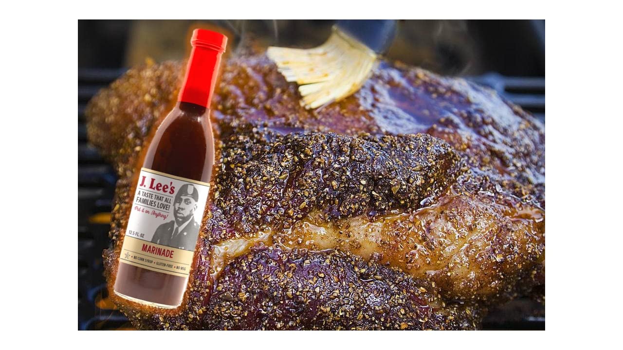 Marinade - Gluten- Free, No MSG, No High Fructose Corn Syrup, No Refrigeration Required, Zesty taste of peppers, lemon and garlic, World Champion