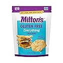 Milton's Gluten Free Crackers, Everything - Everything Bagel Inspired, Non-GMO Project Verified, Kosher, Certified Gluten Free Snack, 7 Grains In