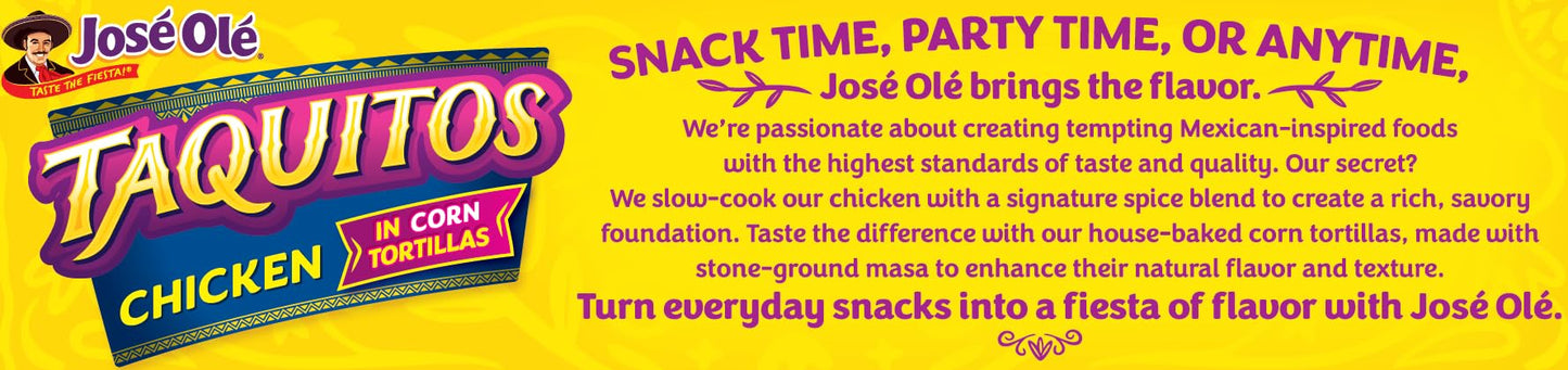 JOSE OLE FROZEN CHICKEN TAQUITO FILLED 20 OZ