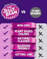 The Jelly Bean Planet Easter Egg Candy Jelly Beans Gift, Pack of 5, 8 oz x 5 - Gourmet Jellybeans with 36 Natural Fruit Flavors, Kosher, Gluten Free