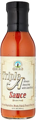 Edith's Best Triple A All Purpose Sauce - Bold and Complex Flavor Enhancer, Versatile Sauce for All Foods - Gluten-Free, Vegan, Ideal for Meats