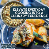 Global Foodie Favorites | Gourmet Seasoning and Rub Collection | Non GMO | All Natural | Small Batch | Artisan Spice Blends | Gourmet Gift | Made in