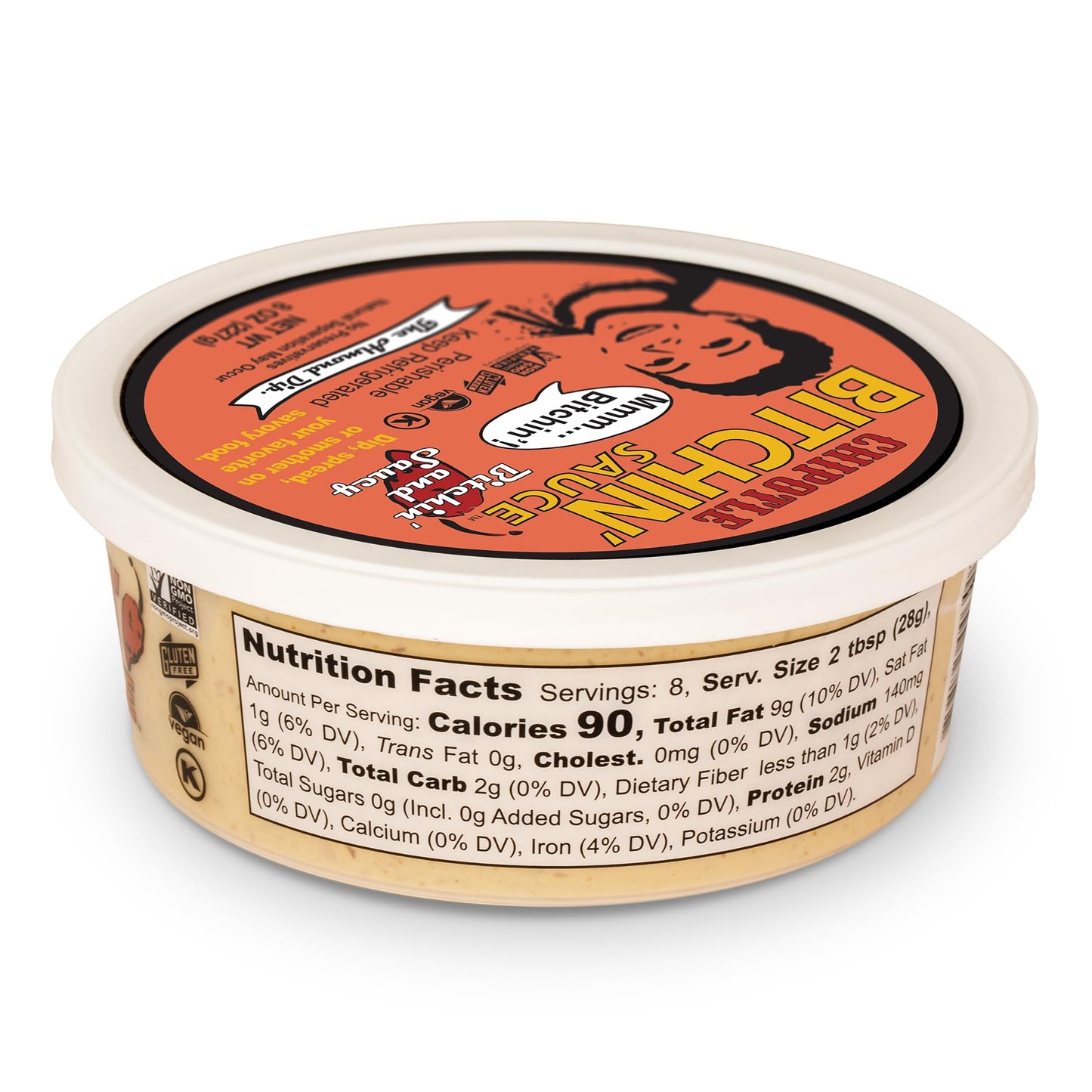 Chipotle Bitchin' Sauce, 8oz - The Almond Dip