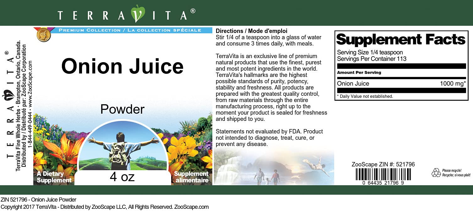 Onion Juice Powder (4 oz, ZIN: 521796)