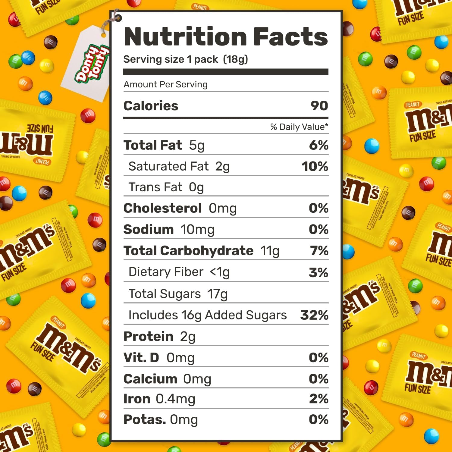 Peanut Milk Chocolate 2 lb - Bulk Candy in Resealable Bag, 48 Fun Size Pieces