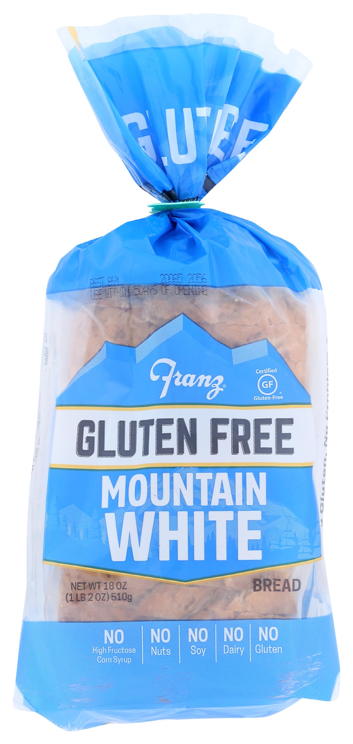 FRANZ BAKERY Gluten Free Mountain White, 18 OZ