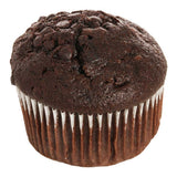 Otis Spunkmeyer Delicious Essentials Chocolate Chocolate Chip Muffin, 4 Ounce - 24 per case.