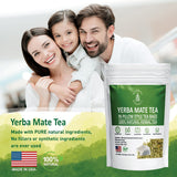 Yerba Mate Tea Bags | Premium Unsweetened Yerba Mate | Chlorogenic Acid Tea | Natural Energy Boost | 50 Tea Bags