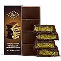 Rah Dark Dubai Chocolate Bar Pistachio, 3.5oz - 100g, Dubai Dark Chocolate Bar Pistachio | Loaded with Kunafa | Crunchiest Kataifi Delight Perfect