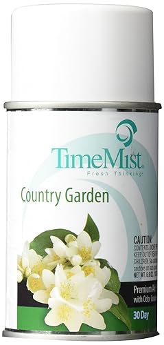 ZEP 1042786EA Metered Fragrance Dispenser Refill, Country Garden, 6.6oz Aerosol
