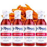 Yo Mama's Foods Keto Spicy Ketchup - Pack of (4) - No Sugar Added, Low Carb, Vegan, Gluten Free, Paleo Friendly, and Made with Whole Non-GMO Tomatoes!