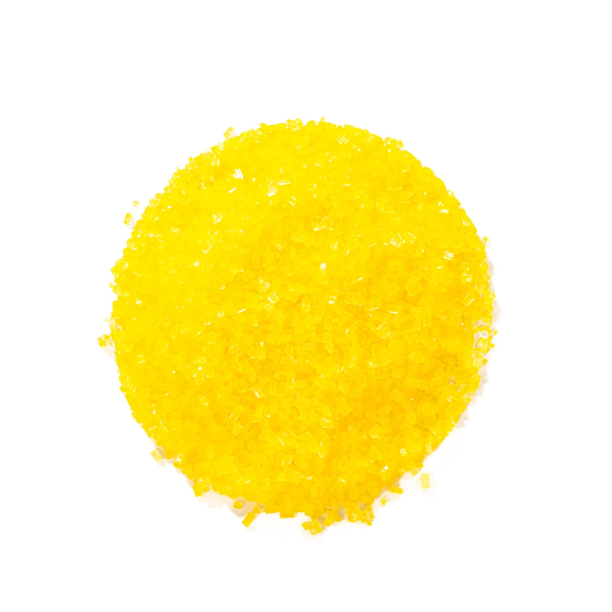 Bakerpan Sugar Sprinkles for Baking - 7 Ounce Lemon Yellow Decorating Sugar Crystals for Cookies, Cake Pops, Ice Cream (Made in USA)