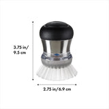 OXO Steel Soap Dispensing Palm Brush