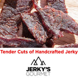 Smokehouse BBQ Grass Fed Beef Jerky - 120 Calorie Snacks, Gourmet, Healthy, Low Carb, High Protein - Keto Friendly & Gluten Free (3 Packs)