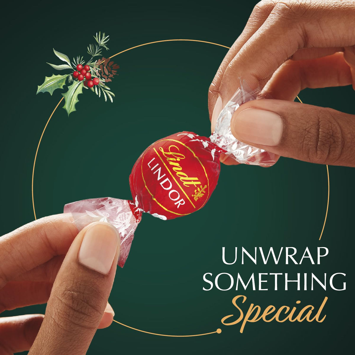 Lindt LINDOR Holiday Assorted Chocolate Candy Truffles with Smooth, Melting Truffle Center, 8.5 oz. Bag