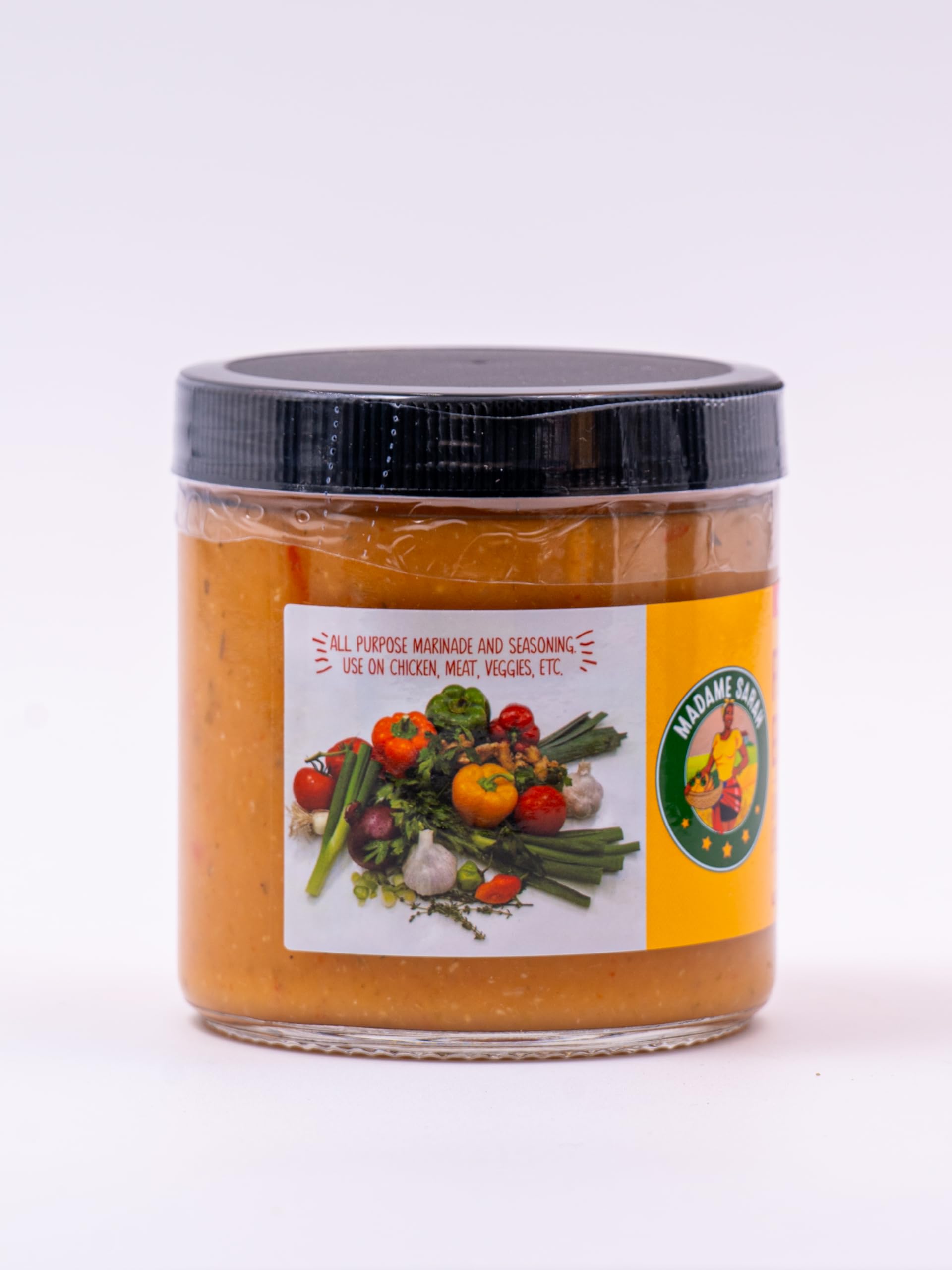 Madame Sarah Fresh Epis Seasoning (Medium) - Authentic Haitian Cooking Base - 16 oz