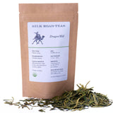 Silk Road Teas, Organic Loose Leaf Green Tea, Dragon Well, Longjing, Invigorating, Sweet & Chesnut Flavors, 1.5 ounces