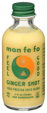 Monfefo, Juice Shot Ginger Organic, 2 Fl Oz