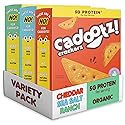 cadootz | Variety Pack | Organic Protein Kids Snack with 5g Protein, Clean Label, Gluten Free, No Seed Oils, No Artificial Dyes, Kosher Better-for-You