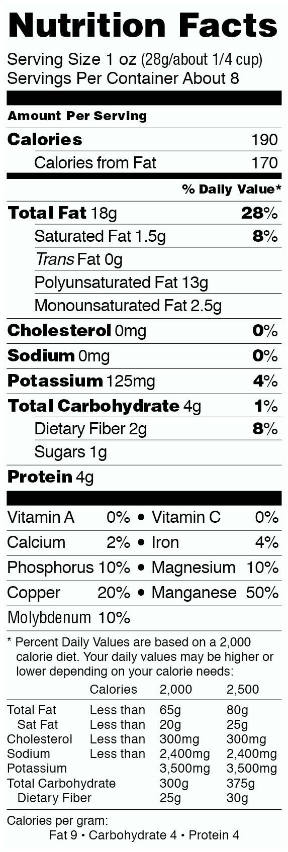 Nature's Eats Chopped Walnuts, 8 Oz