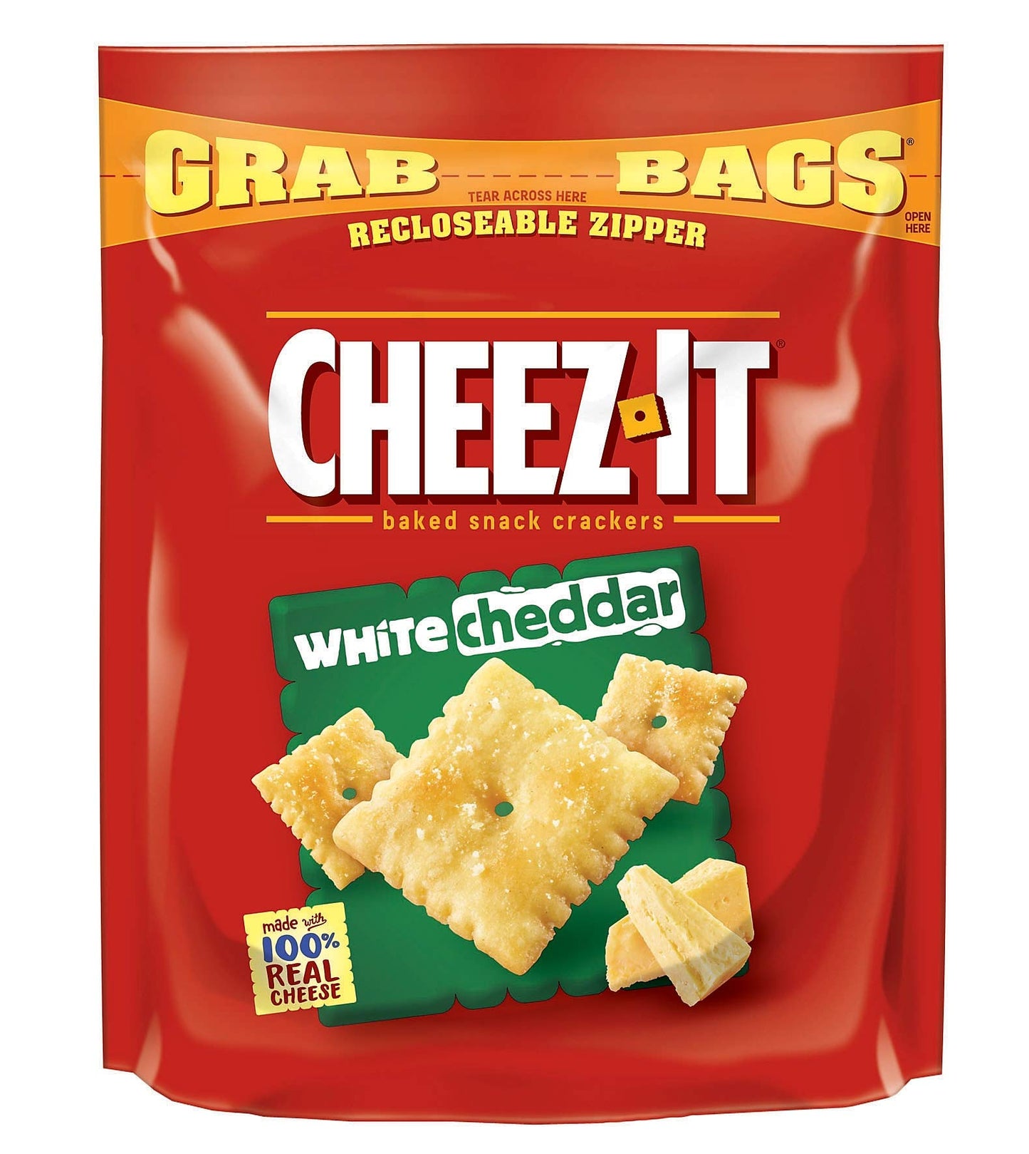 Cheez-It 24402298 Grab Bags Crackers White Cheddar 7 oz. 6/Pack (KEE11621)