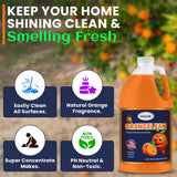 Multi Purpose Cleaner Pet Odor eliminator 64oz - Concentrate MAKES 32 GALLON - MADE IN USA- pH Neutral - Strong Floor Cleaner Odor eliminator - Stain
