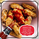 FIRELLI Extra Hot Italian Hot Sauce | 5oz Bottle (Pack of 3) | Perfect Added Kick for Wings or Pizza | Hottest Italian Hot Sauce, Gluten Free, Keto