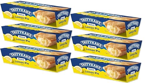 Tastykake Baked Lemon Pie Snack Cakes- 6 Pies