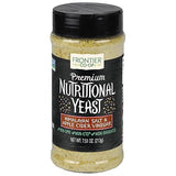 Frontier Co-op Himalayan Salt & Vinegar Nutritional Yeast Blend with Vitamin B12 7.51 oz - For Popcorn, Snacks, Pasta, and Soup