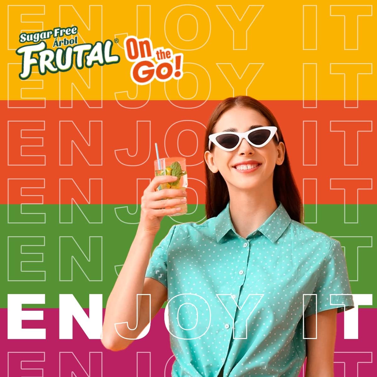 Arbol Futal On-The-Go! | Powdered Drink Mix Pina Colada - Flavored Sugar Free! - Single Serve On The Go! - Powder Sticks Packets (30 Count of Stick
