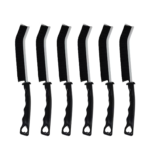 All-Purpose Hard Bristle Gap Cleaning Brush Set - Durable, Slim Design for Deep Reach into Tight Spaces - Versatile Household Crevice Cleaning Tool