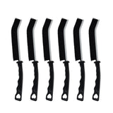 All-Purpose Hard Bristle Gap Cleaning Brush Set - Durable, Slim Design for Deep Reach into Tight Spaces - Versatile Household Crevice Cleaning Tool