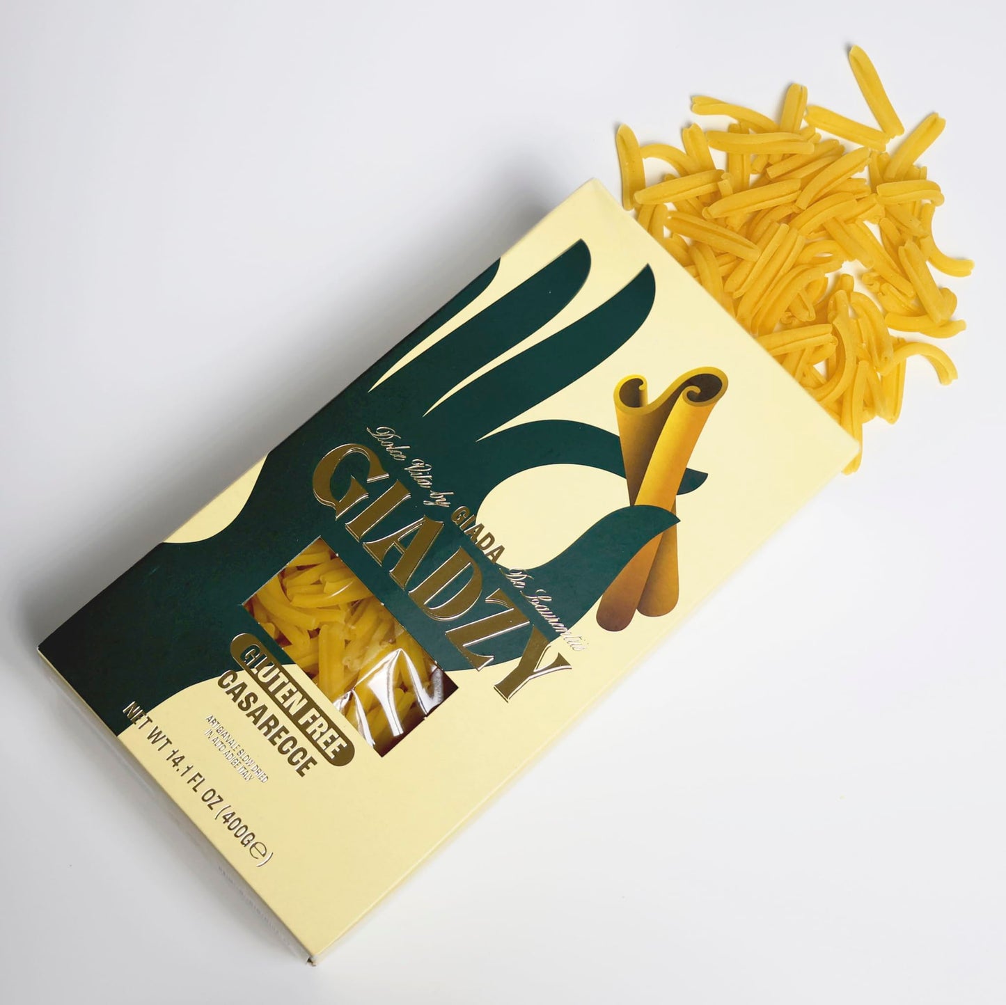 Giadzy by Giada De Laurentiis 3 Pack Gluten Free Variety Pasta - includes Caserecce, Taccole & Mezzi Rigatoni- Made in Italy, Artisanal, Clean