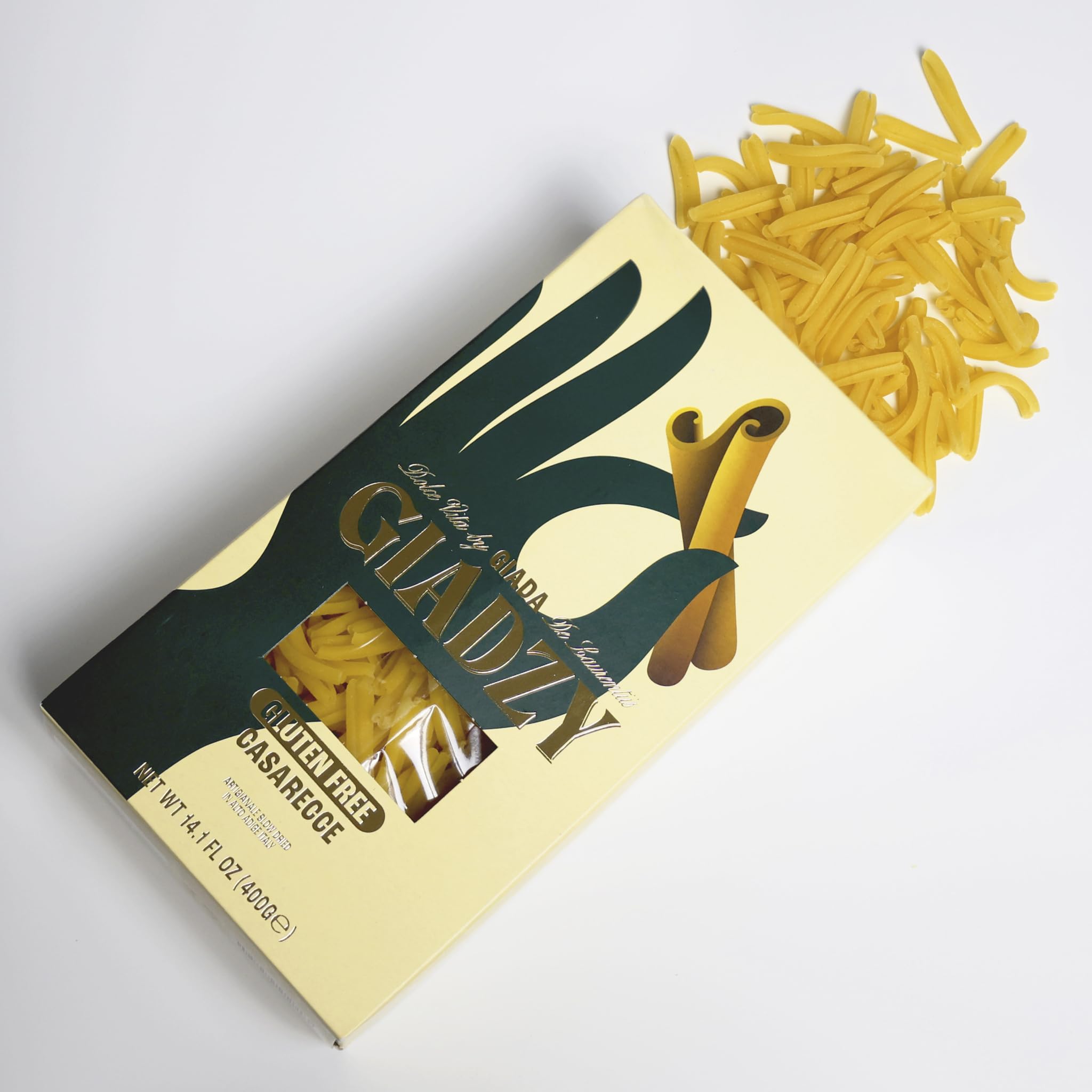 Giadzy by Giada De Laurentiis 3 Pack Gluten Free Variety Pasta - includes Caserecce, Taccole & Mezzi Rigatoni- Made in Italy, Artisanal, Clean