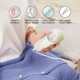 Allisable Fabric Shaver, Fuzz Balls Pills Lint Remover, AC120V Plug and Play