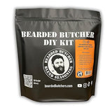 Bearded Butchers Chipotle Bratwurst DIY Kit - Make Smoky & Savory Homemade Brats - Includes Chipotle Seasoning, High Temp Cheddar Cheese, and 32mm