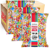18 LB Bulk Pinata Candy Mix - Approx. 1,000 Pieces - Parade Throws - Individually Wrapped Assorted Candy for Pinatas, Parties, Parades, Birthdays