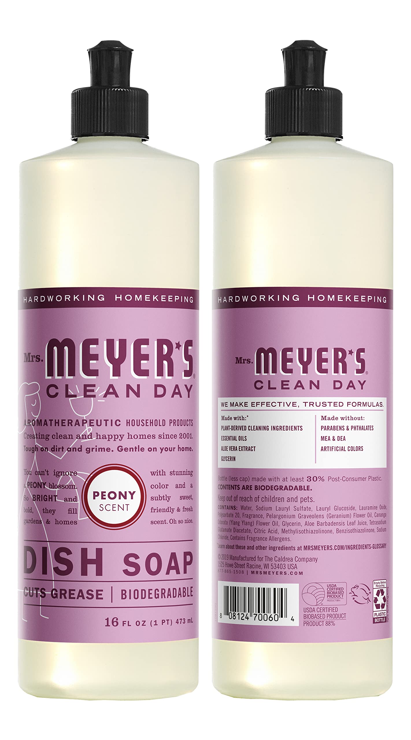 Mrs. MEYER'S Clean Day Limited Edition Scent Kitchen Basics Set (Peony)