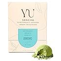 Yu Tea Decaf Organic Sencha Green Tea Powder, 30 Instant Packets | Rich in Antioxidants, EGCG, & L-Theanine | Pure Japanese First Harvest Leaf |