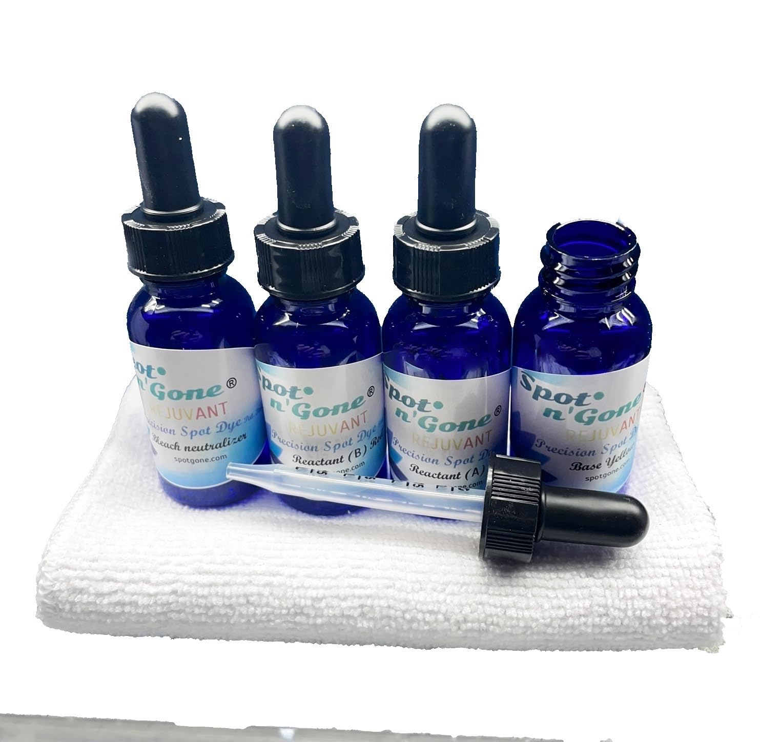 bleachstain® Precision Carpet Spot Dye Kit | Restores Carpet Color caused by small drips and spots on off-white nylon or wool carpeting.