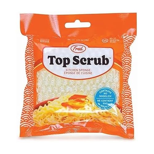 Genuine Fred Top Scrub - Ramen Sponge, Multicolored