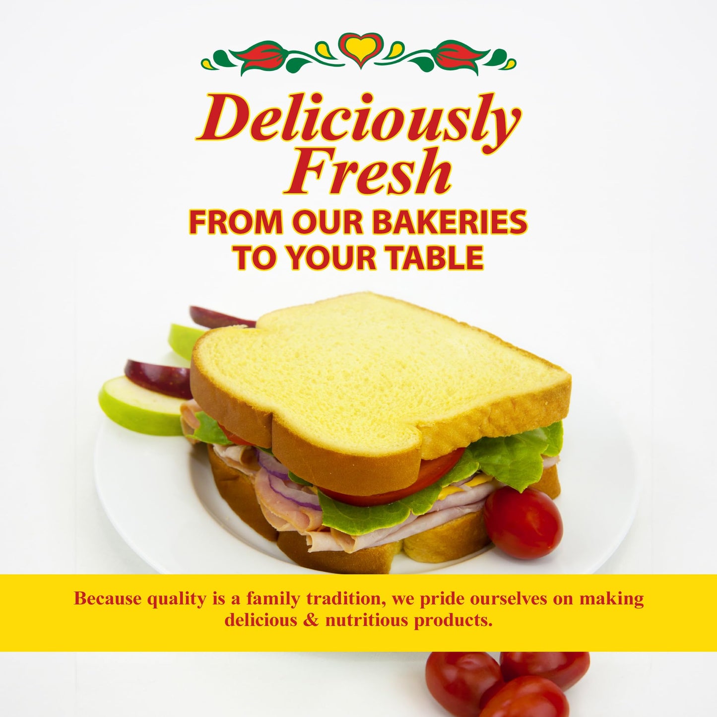 Martins Potato Bread - Soft & Sweet Fresh Sliced Bread with Golden Hue - Made with Nonfat Milk, High Protein Wheat Flour & Cane Sugar - Perfect