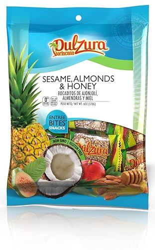 Dulzura Borincana Sesame Seeds with Honey & Almonds 6 oz [170 g]