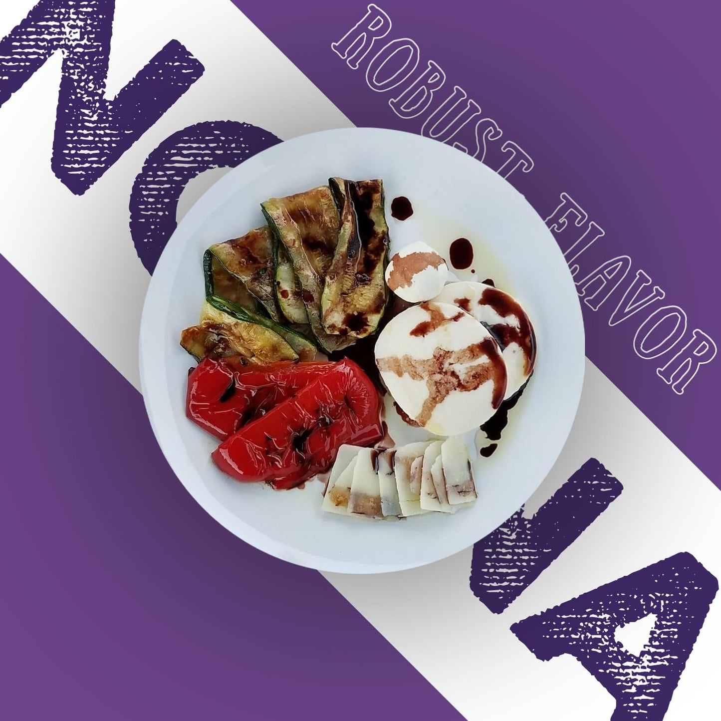 Nonna Pia’s Cabernet Merlot Balsamic Glaze - IGP Certified Balsamic Vinegar of Modena - Full-Bodied Flavor - Perfect for Burgers & Grilled Meats
