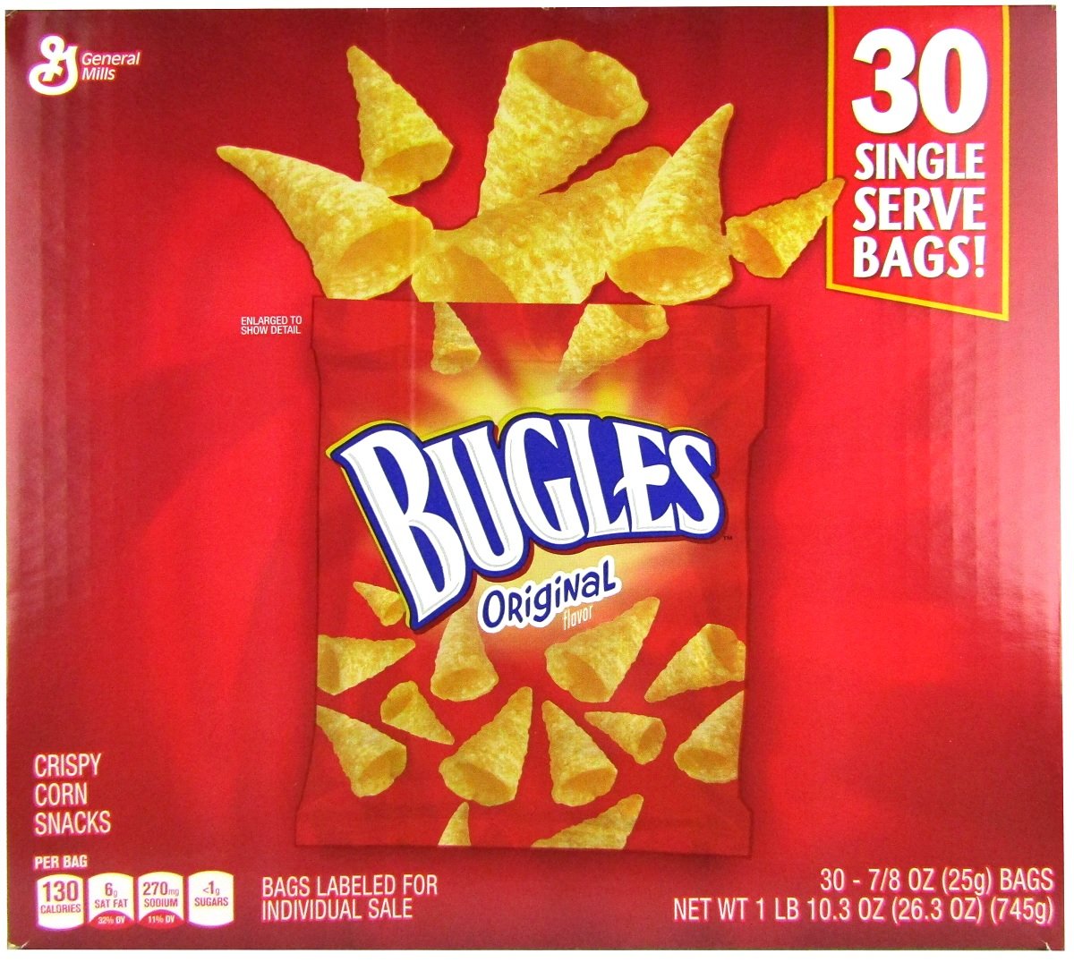 Bugles Original Flavor - 30 ct.