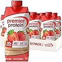 Premier Protein Shake, Strawberries & Cream, 30g Protein, No Added Sugar, 24 Vitamins & Minerals to Support Immune Health, 11 fl oz, 12 Pack