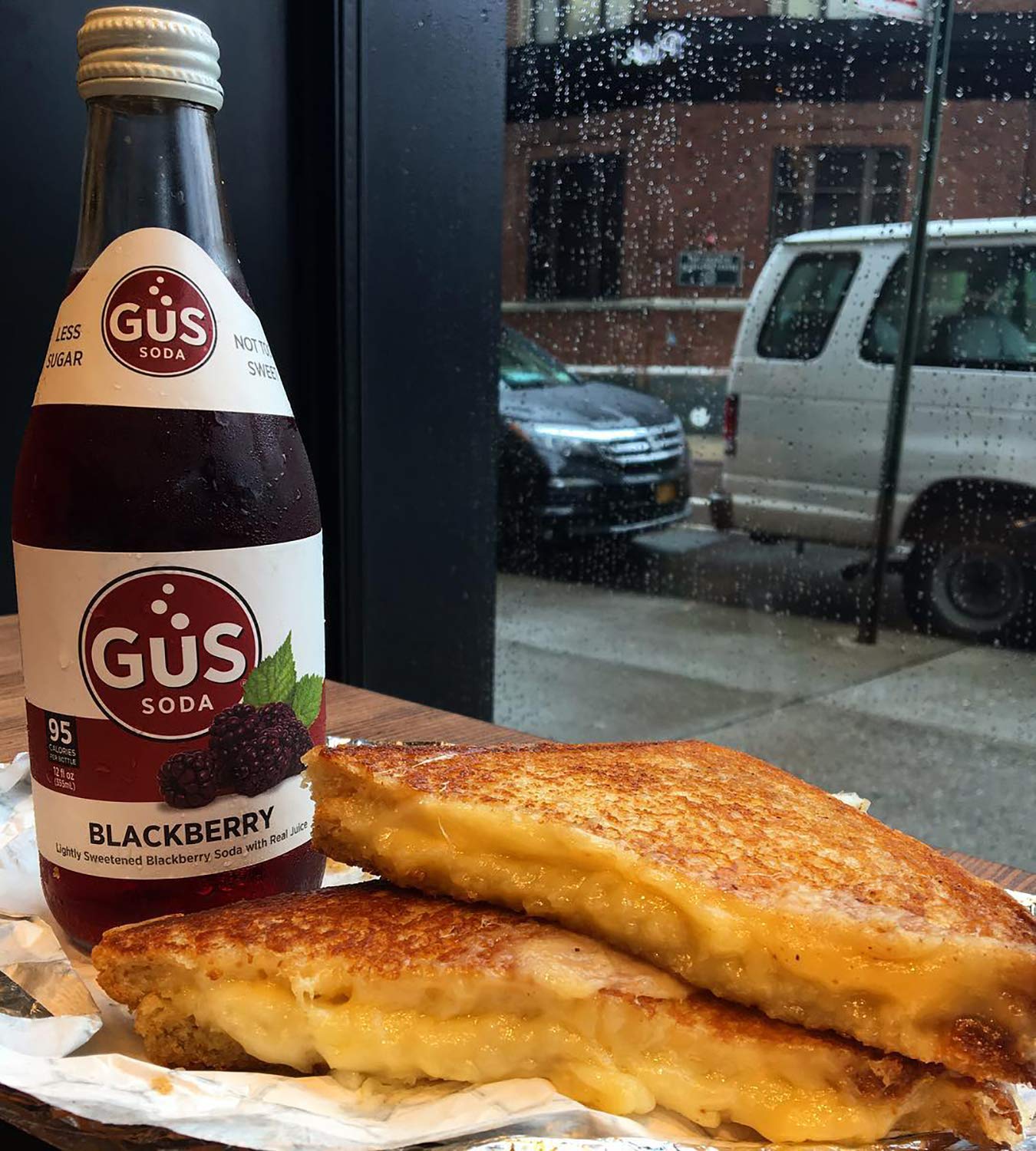 GuS Soda - Dry Blackberry - 12 oz (6 Glass Bottles)