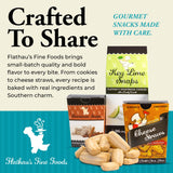 Flathau’s Fine Foods, Gourmet Shortbread Cookies, Handcrafted All Natural Artisan Bites, Southern-Baked Sweet Snaps with a Buttery Finish (Pack of 3