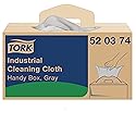 Tork Industrial Cleaning Cloth Gray W7, One-at-a-Time Dispensing, 1 x 210 Cloths, 520374